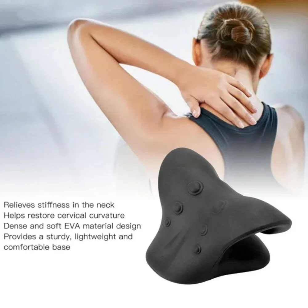 Neck & Shoulder Relaxer Cervical Traction Neck Stretch Massage Device NEW